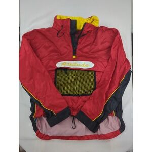 VINTAGE Y2K TOMMY HILFIGER PULLOVER WINDBREAKER JACKET SIZE LARGE OVERSIZED. A72